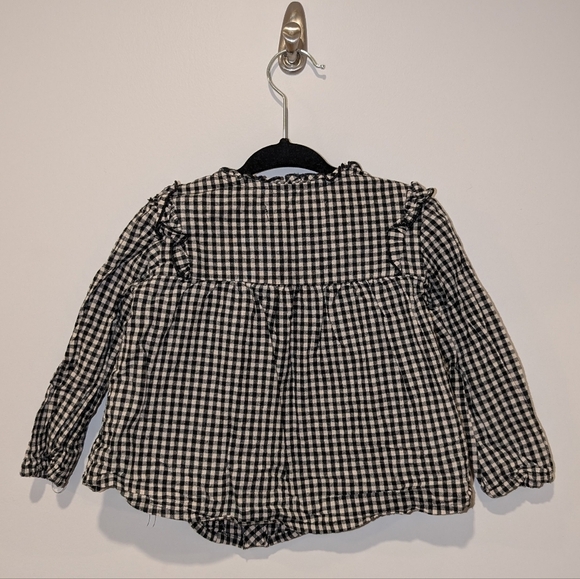💚2 For 20💚 24M Zara Gingham Blouse - Picture 2 of 3